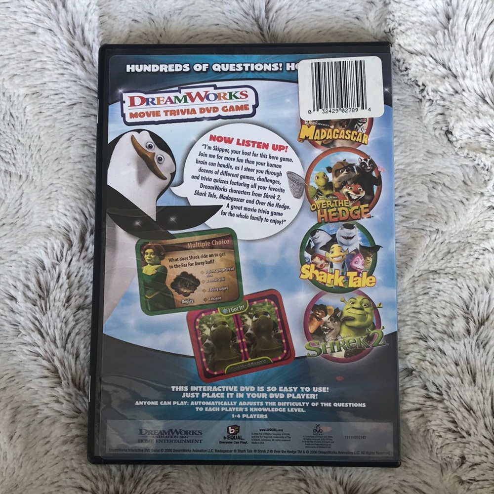 Dream Works Movie Trivia DVD Game /Quarantine Fun - Picture 4 of 4